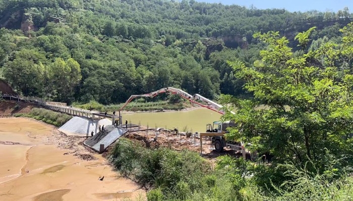 國慶攻堅正當時！正寧縣四郎河項目沖刺收尾，奏響生態(tài)治理收官強音