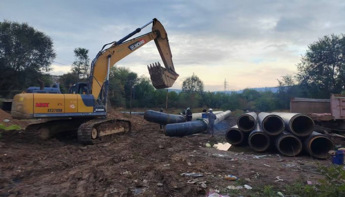 晝夜攻堅保供暖！臨洮縣城北片區(qū)供熱改造項目沖刺最后關(guān)鍵期